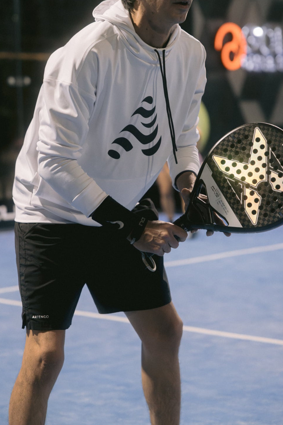 SUDADERA CAPUCHA DOBLE BLANCA