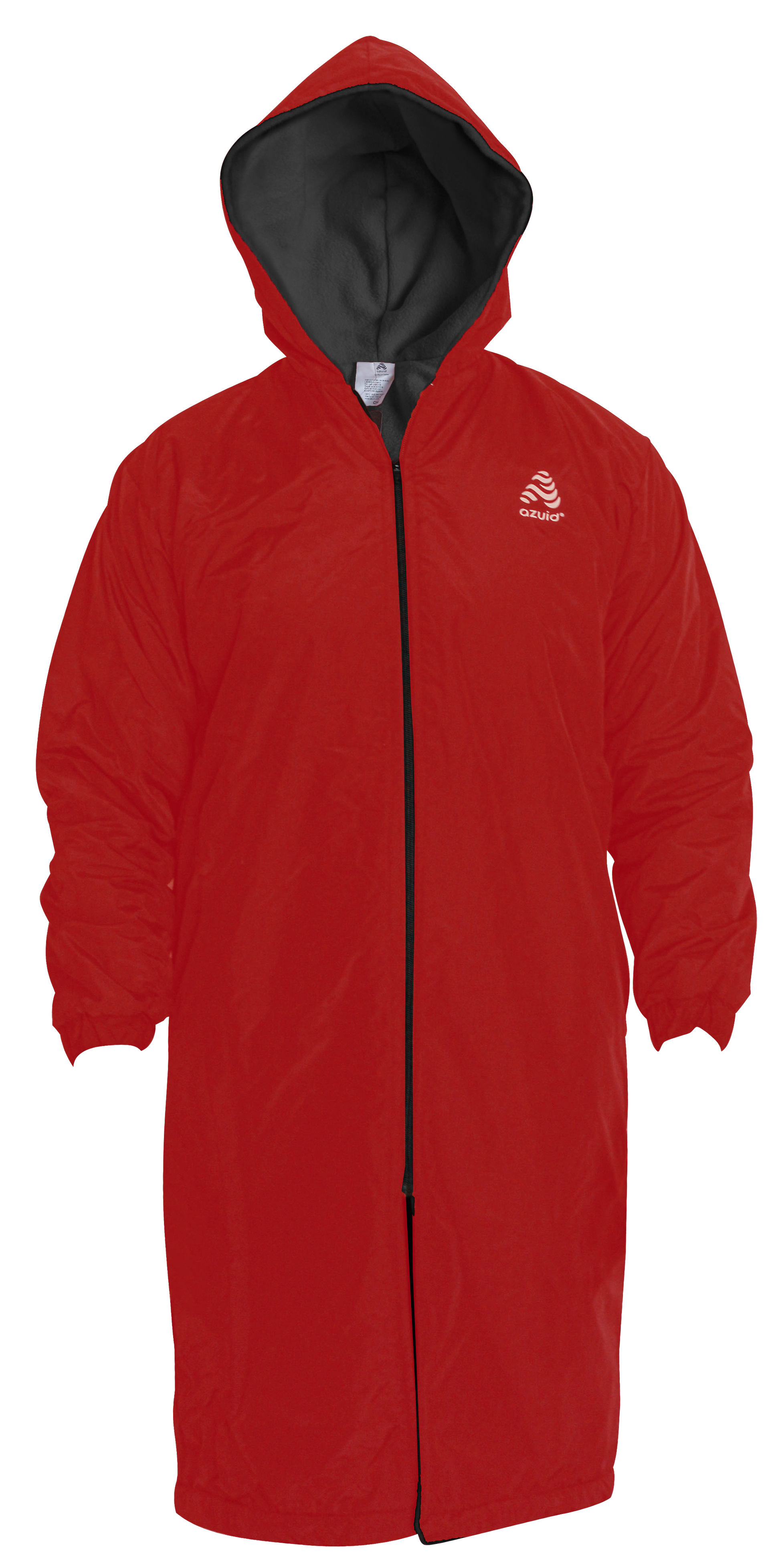 Parka Natación ROJO/NEGRO