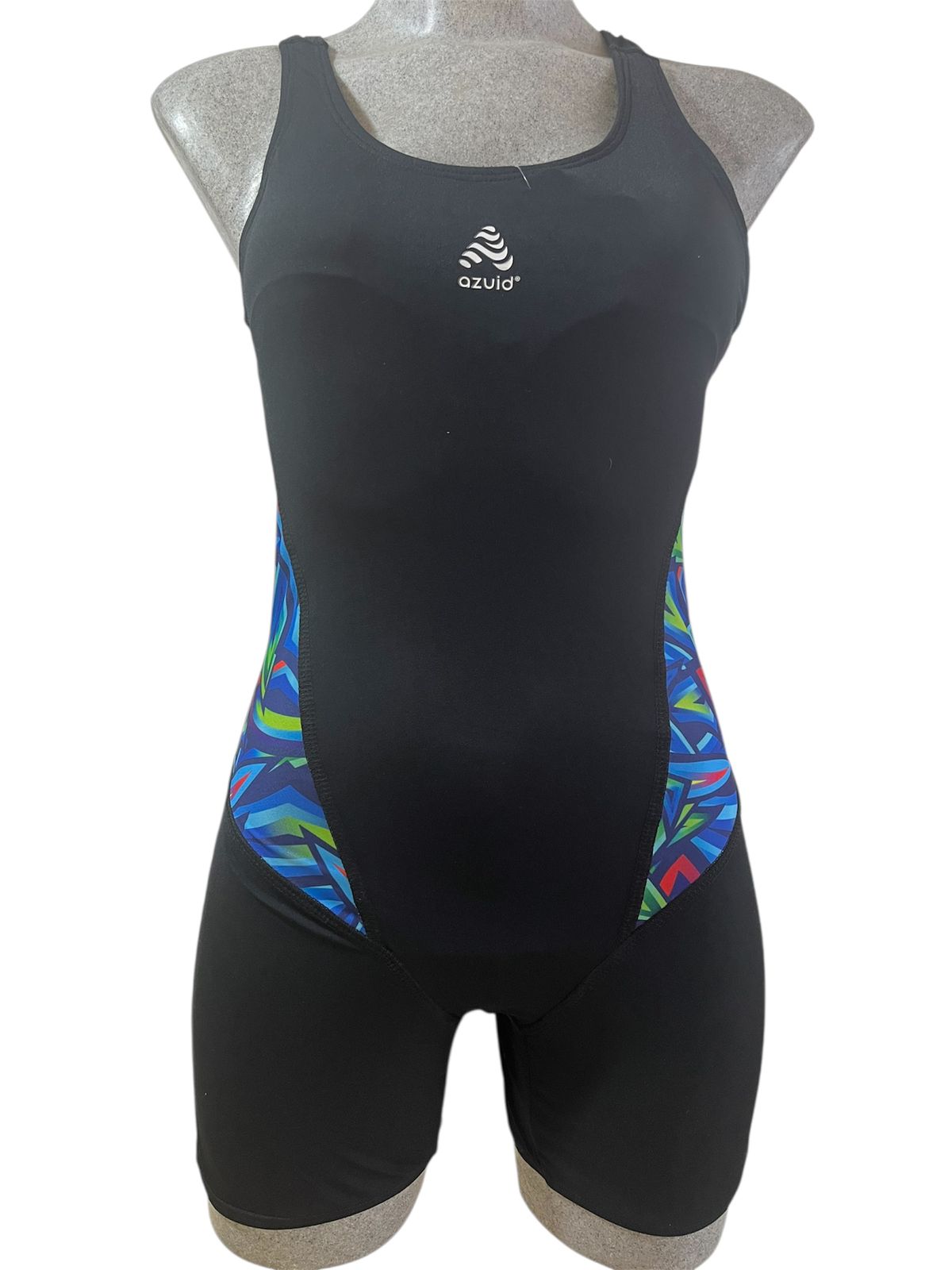 HYDRO Negro estampado colores / Bóxer mujer c/ COPA