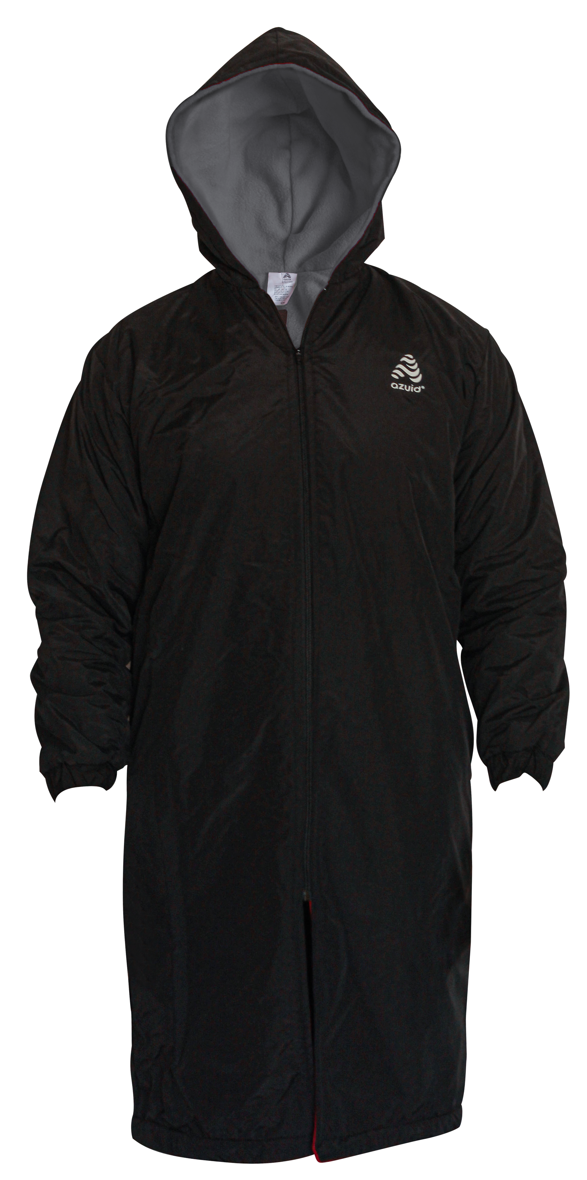 Parka Natación Negra/Gris