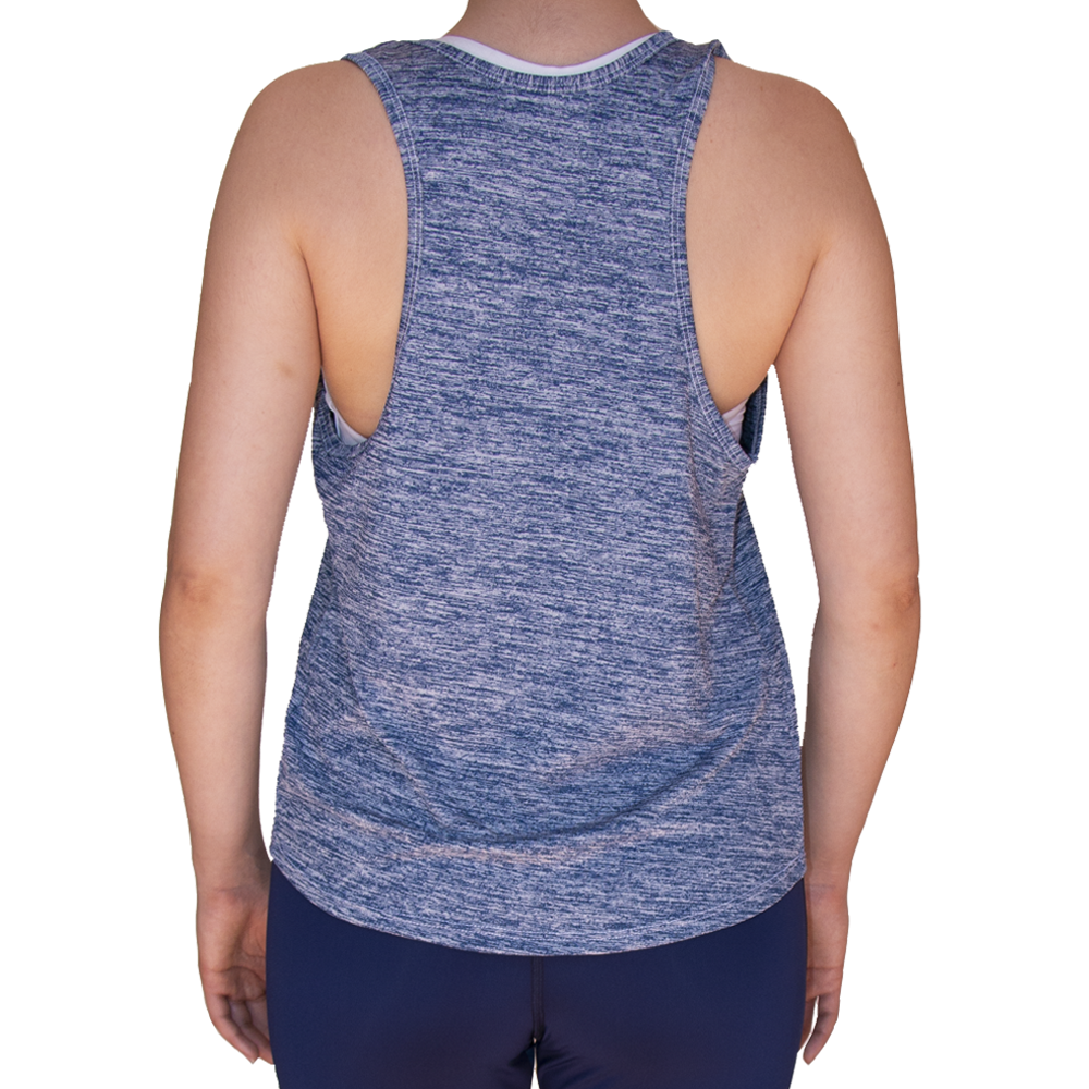 Loose tank top azul marino