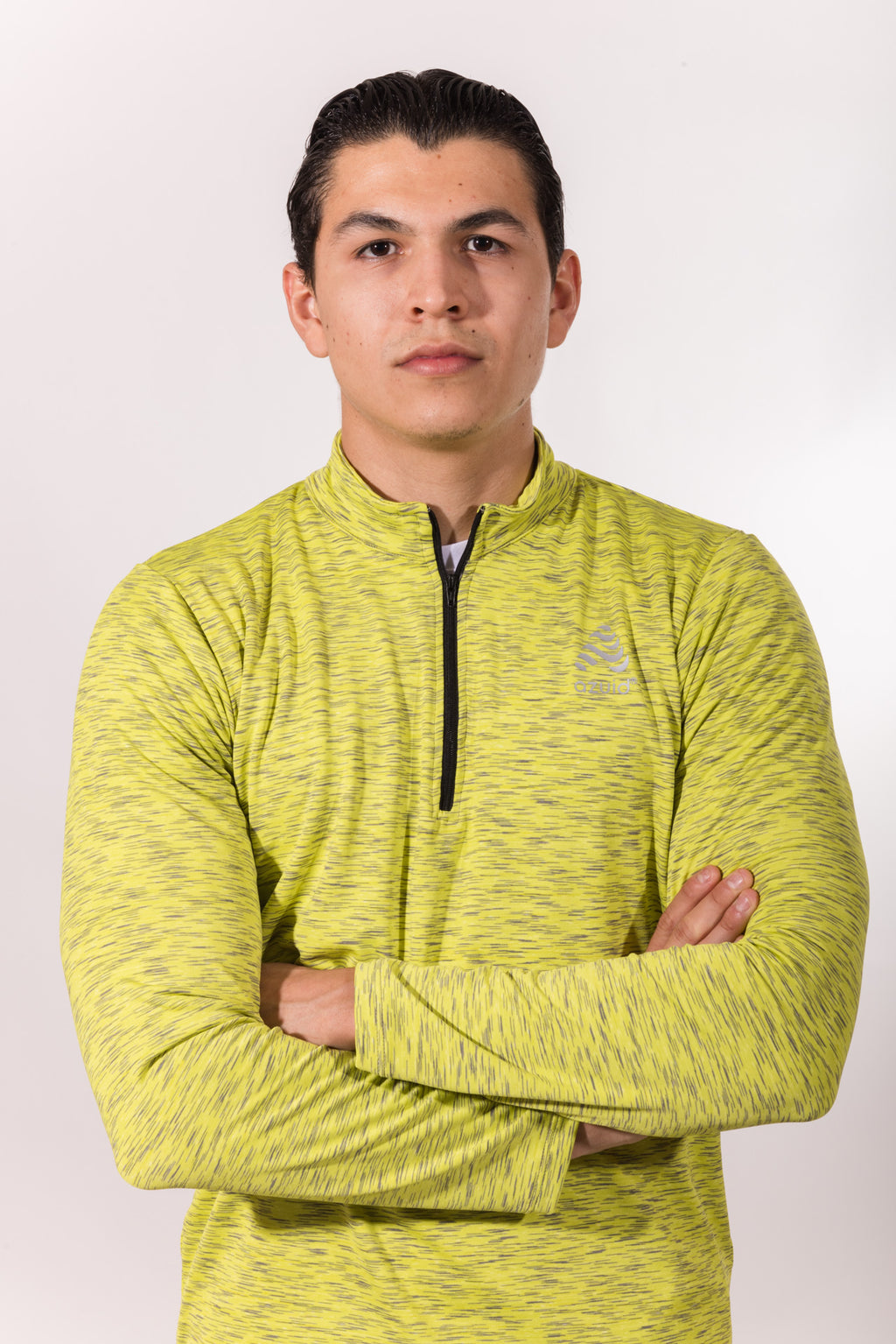 SUDADERA HALF ZIP VERDE