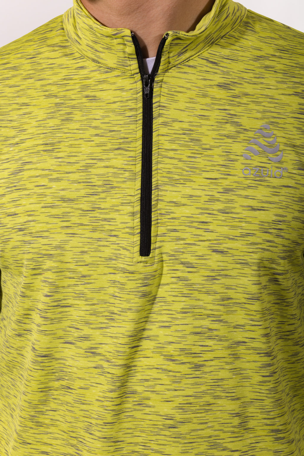 SUDADERA HALF ZIP VERDE