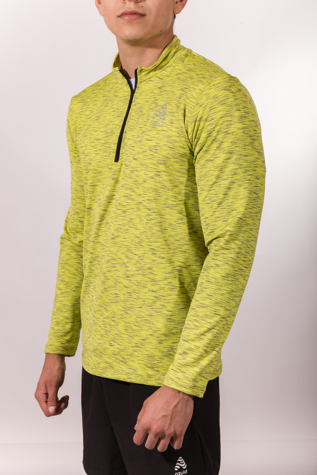 SUDADERA HALF ZIP VERDE