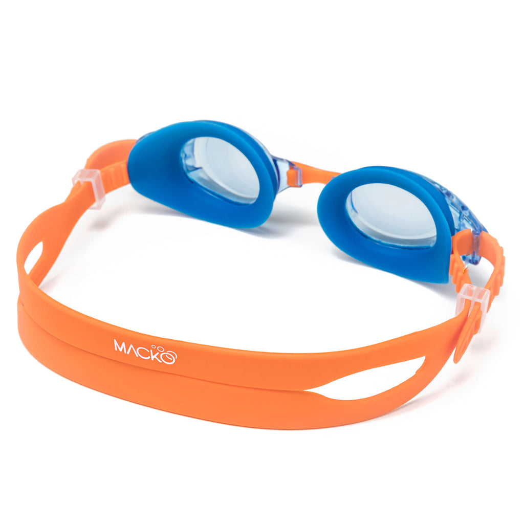 Sunny Lake Naranja, Goggle con lente azul transparente