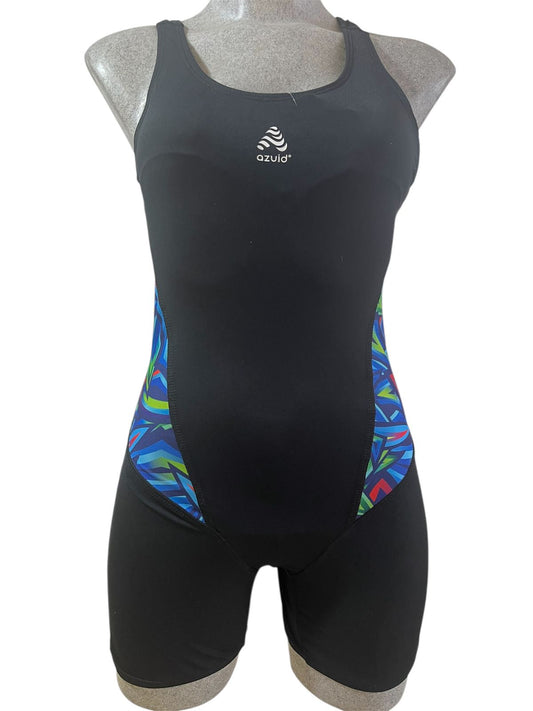HYDRO Negro estampado colores / Bóxer mujer c/ COPA