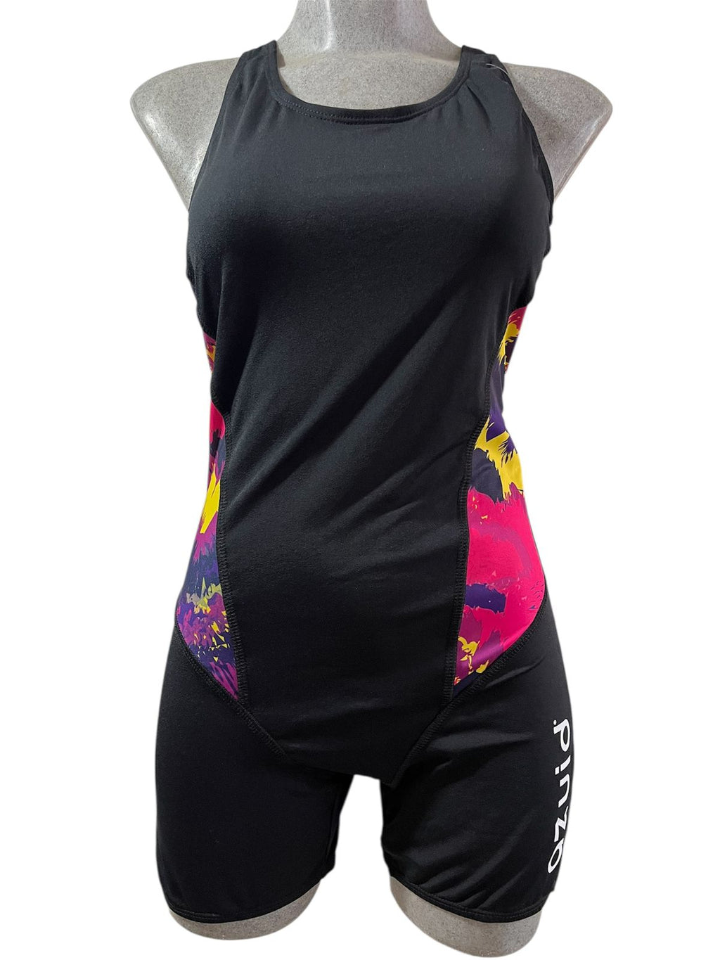 HYDRO negro estampado colores / boxer dama con copas