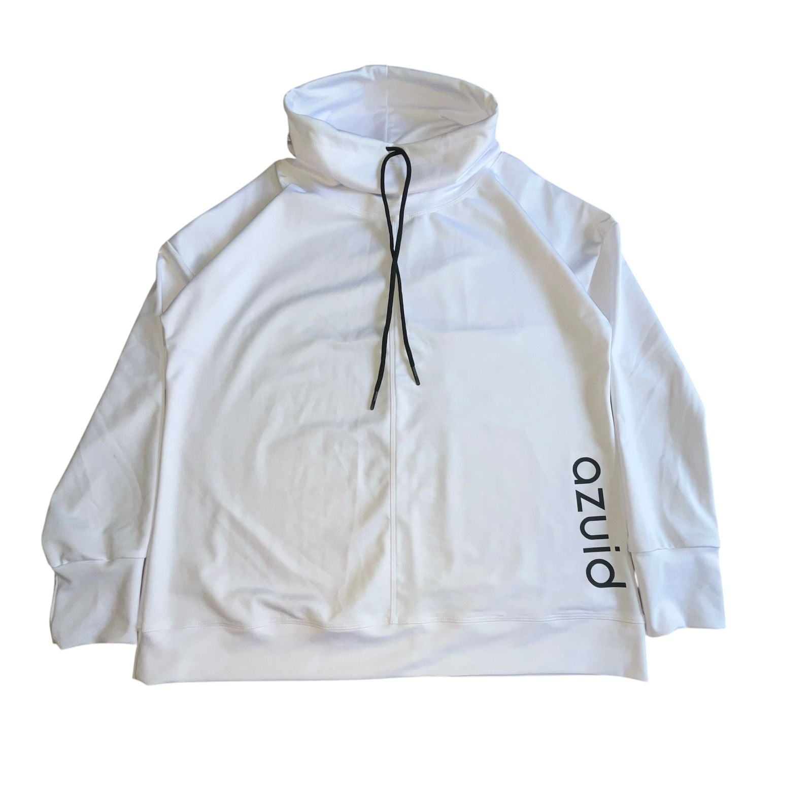 SUDADERA CUELLO ALTO BLANCA