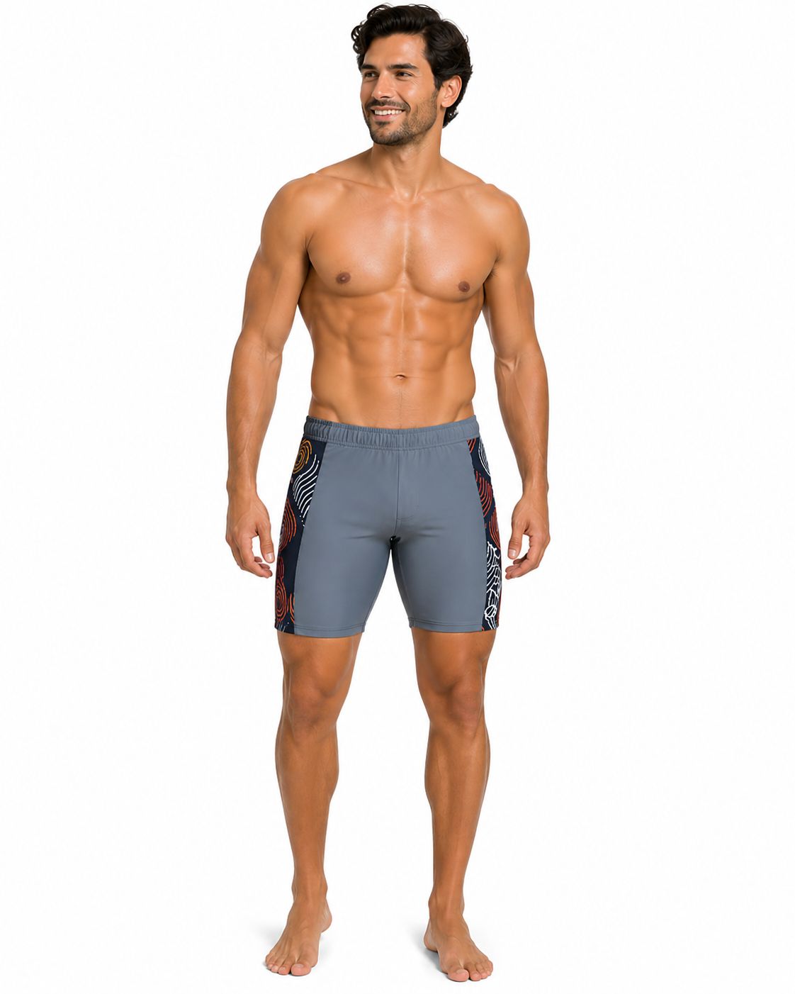 EVOLUTION JAMMER CABALLERO GRIS ESTAMPADO