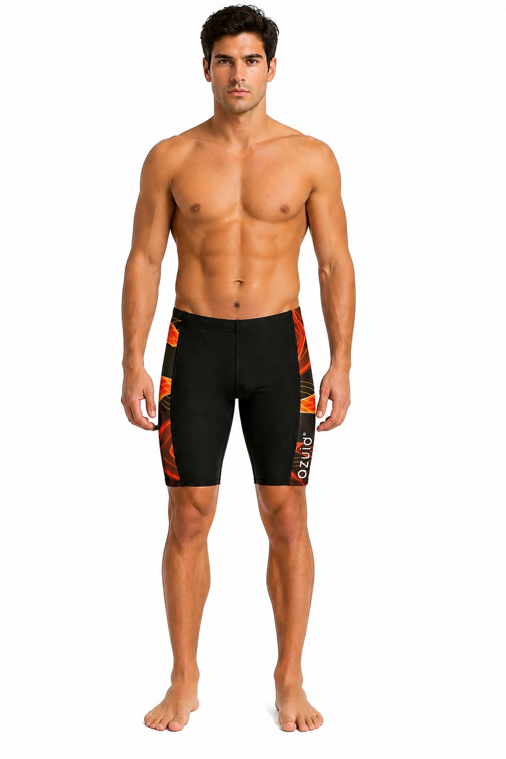 EVOLUTION CABALLERO JAMMER / NEGRO ESTAMPADO ANARANJADO
