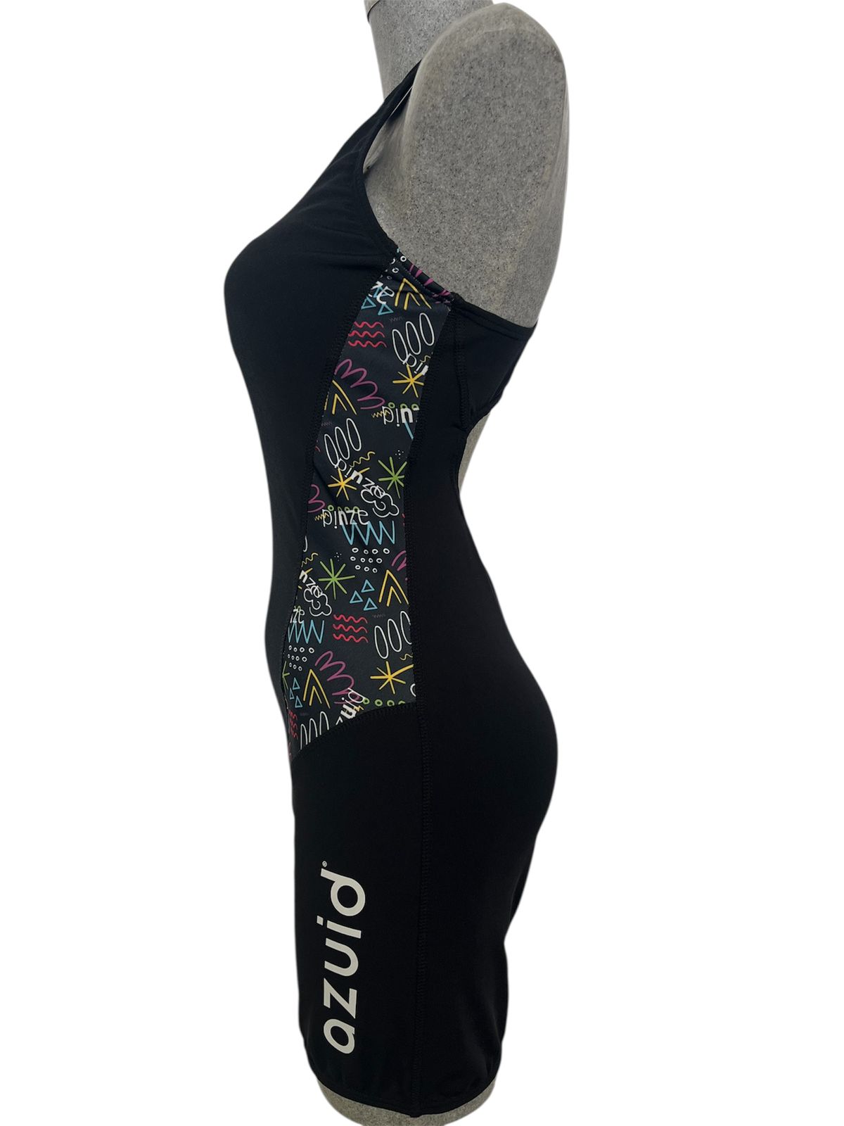 Hydro negro estampado  letras boxer mujer