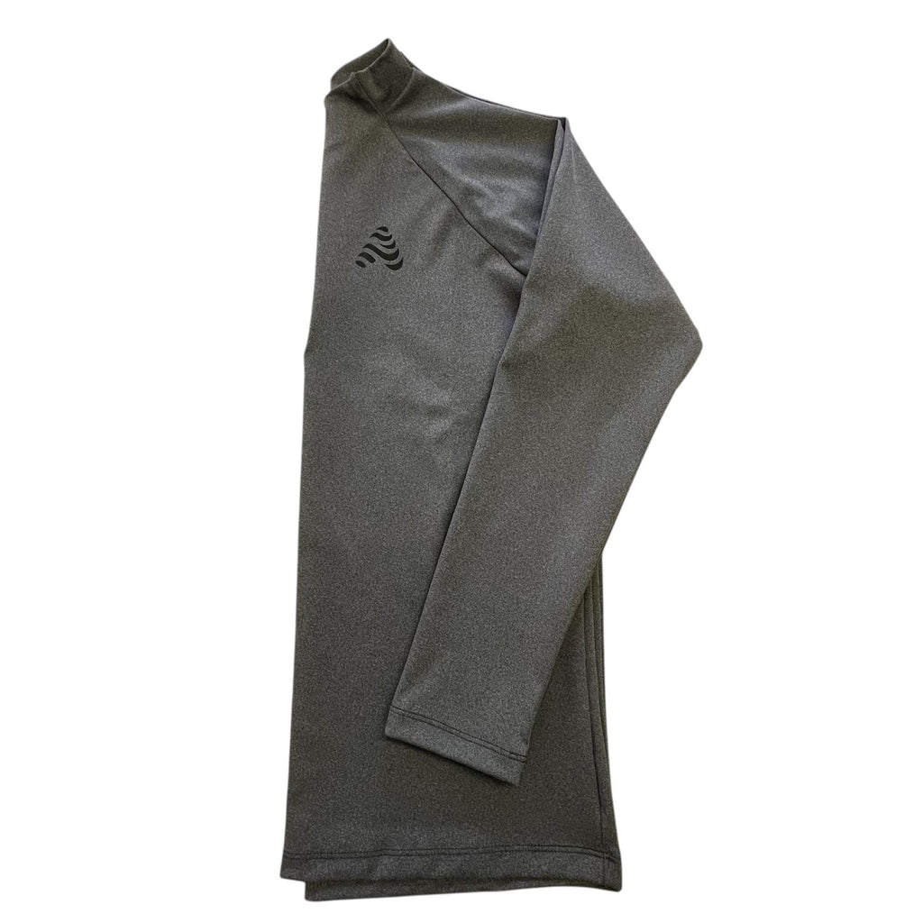 SUDADERA HALF ZIP GRIS OSCURO