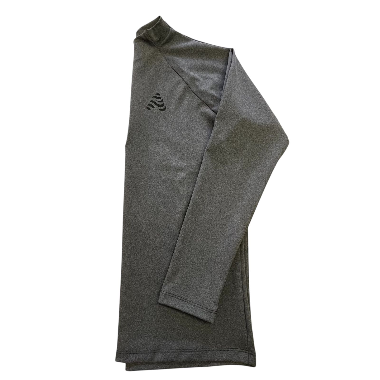 SUDADERA HALF ZIP GRIS OSCURO