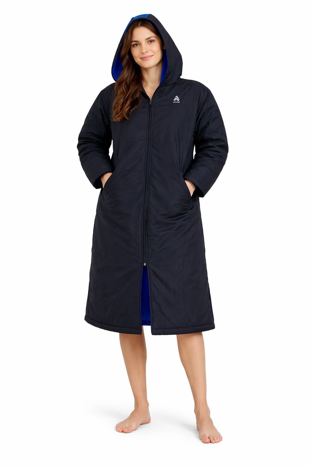 Parka Natación  Negra/Rey