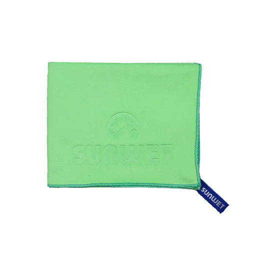 Poncho microfibra tono verde/ azul profundo SUNWET